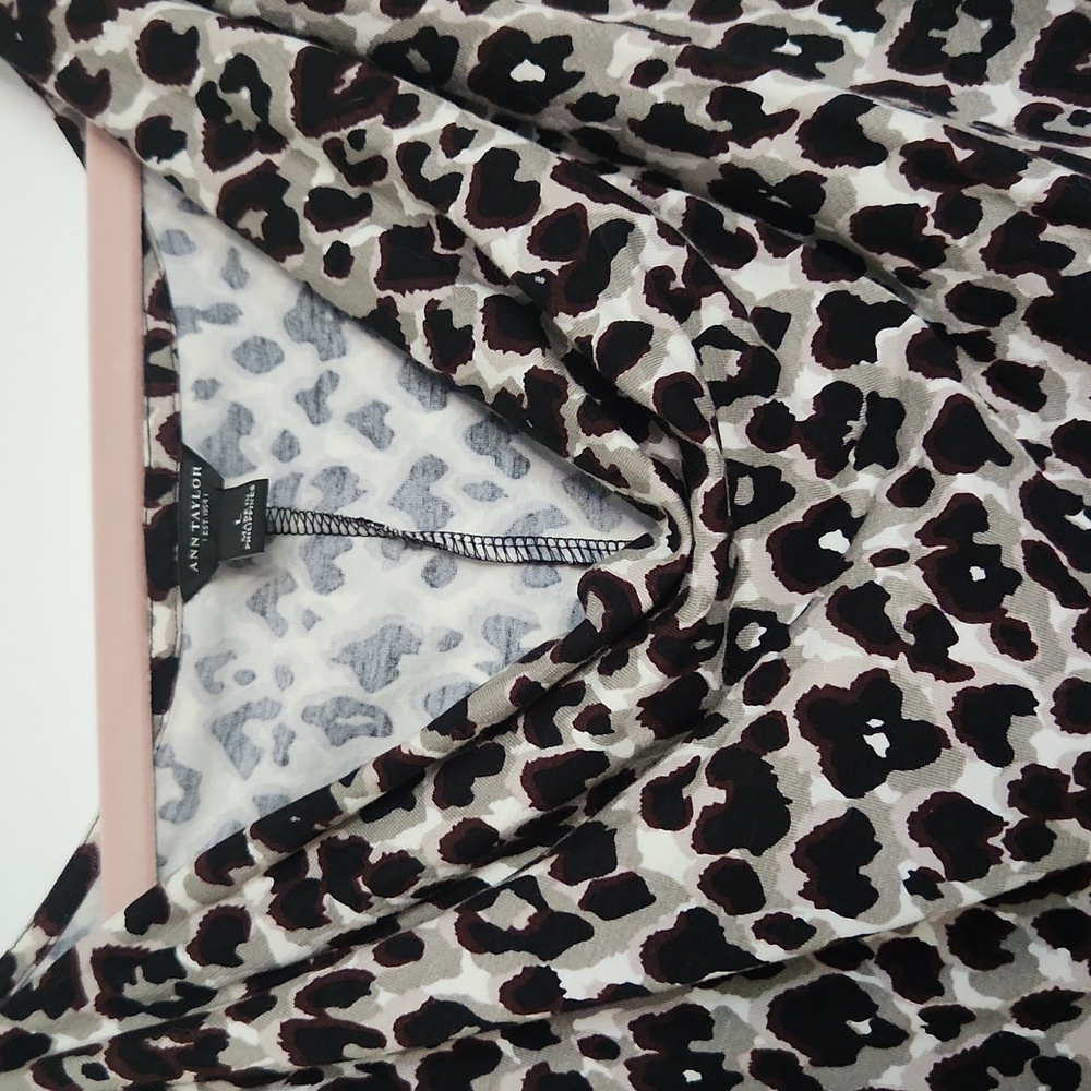 Ann Taylor Leopard Print Dress - Picture 2 of 3